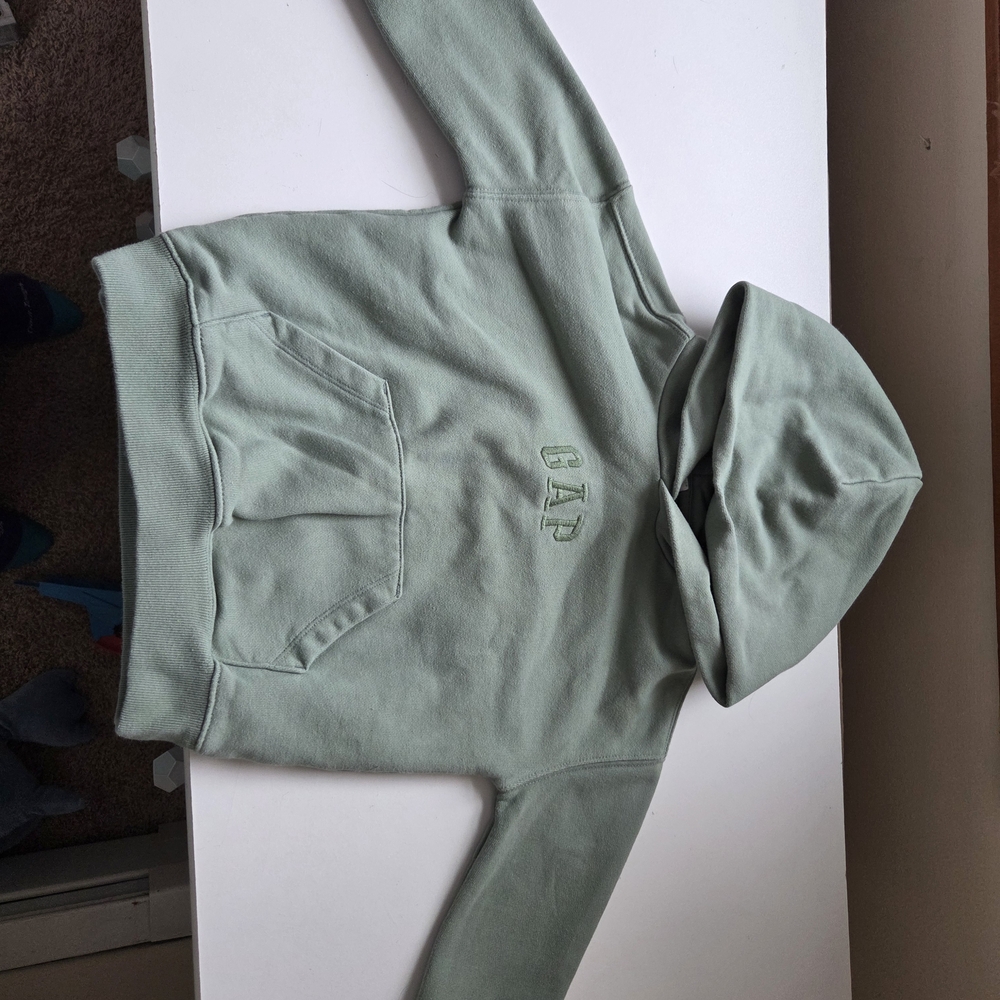 GAP Olive Green Baby Hoodie
